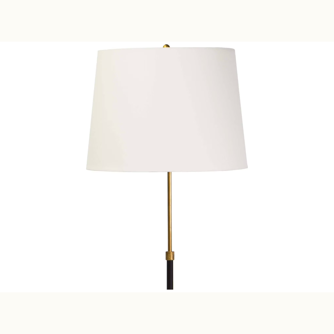 Gold and Black Accent Floor Lamp
