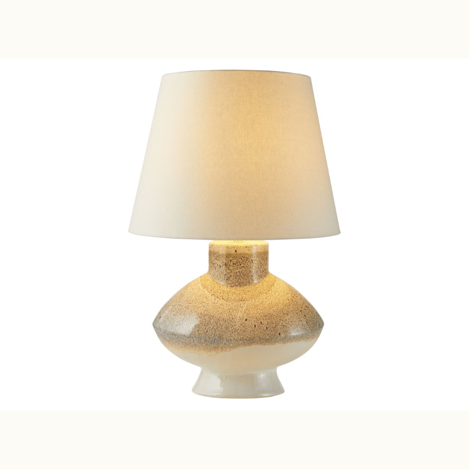 Organic Speckled Ceramic Table Lamp