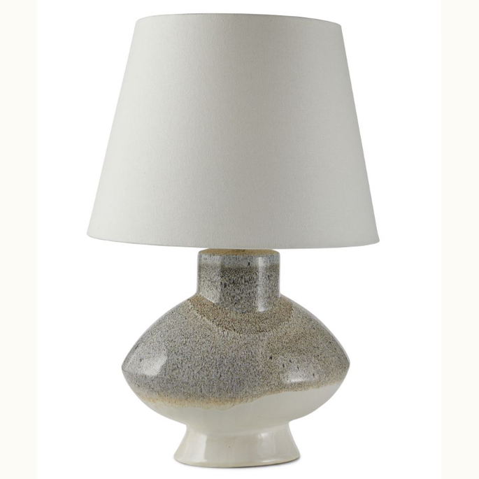 Organic Speckled Ceramic Table Lamp