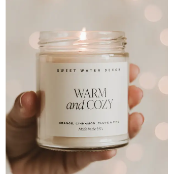 Warm and Cozy Soy Candle