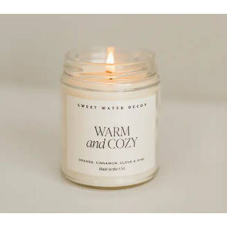 Warm and Cozy Soy Candle