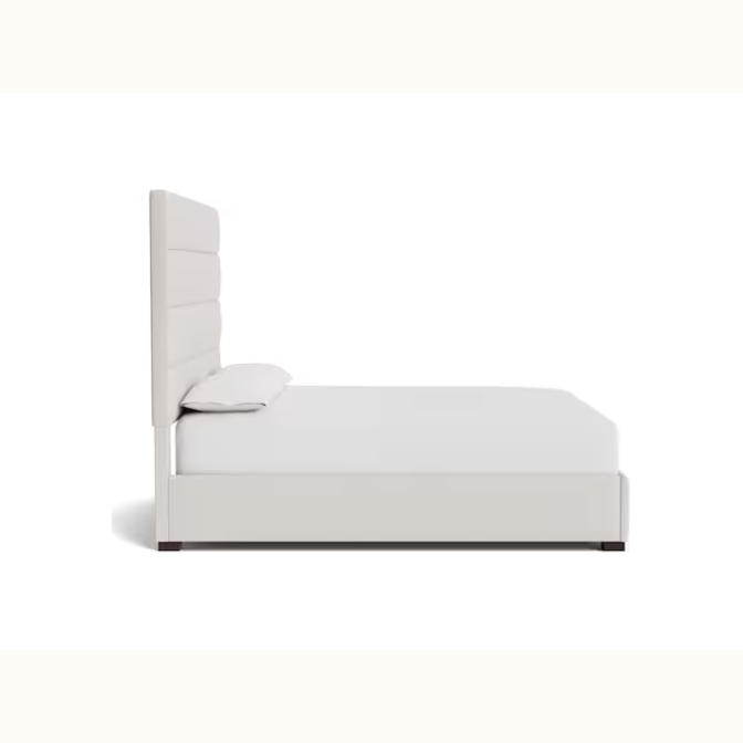 Horizontal Channeled Storage King Bed