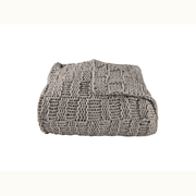 Checkered Knit Throw