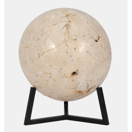 Stone Moon on Iron Stand