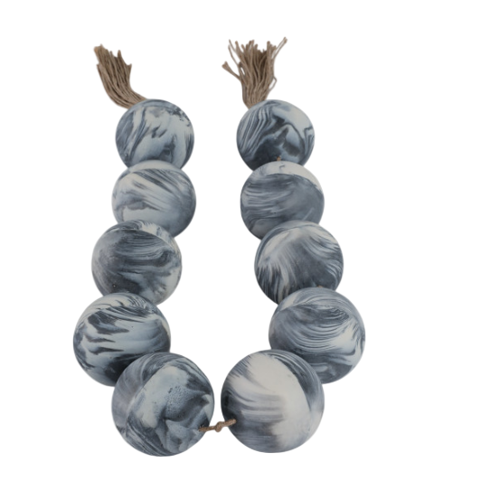 49" Marble Beaded Garland