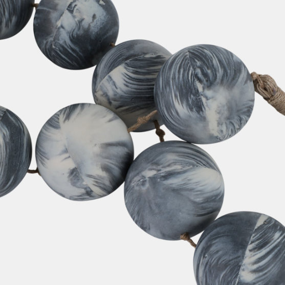 49" Marble Beaded Garland