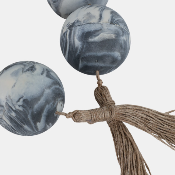 49" Marble Beaded Garland