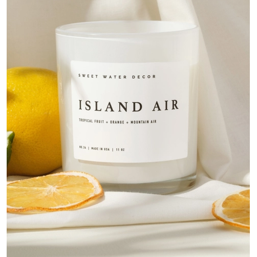 Island Air:  11 oz. Soy Candle