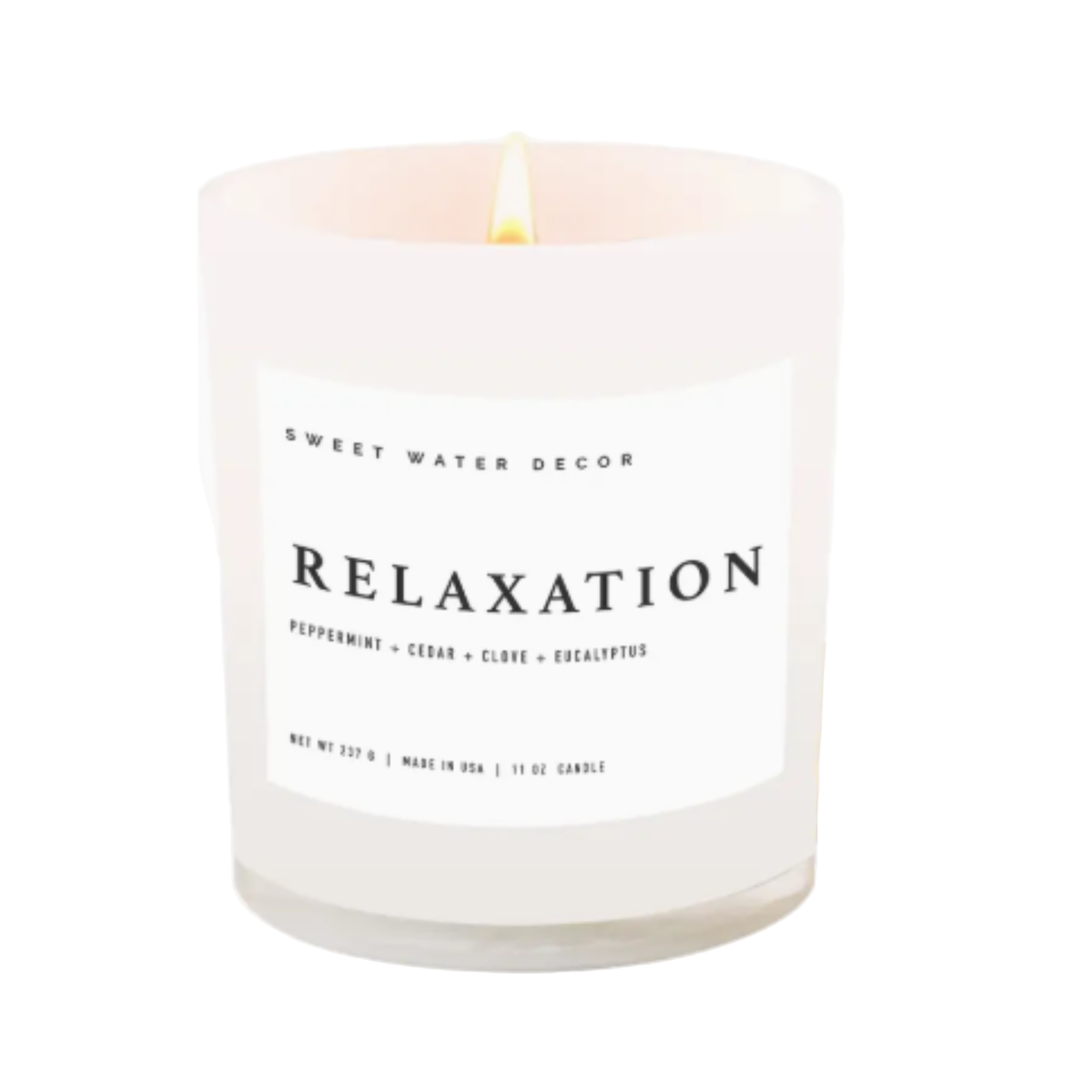 Relaxation:  11 oz. Soy Candle