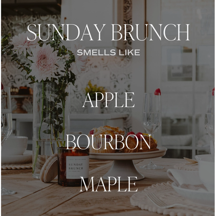 Sunday Brunch:  11 oz. Soy Candle