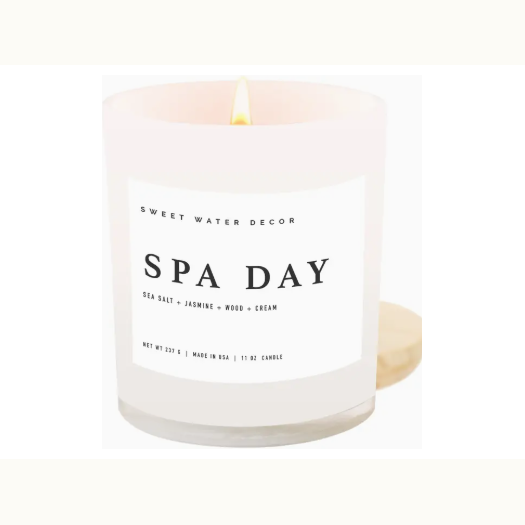 Spa Day:  11 oz. Soy Candle
