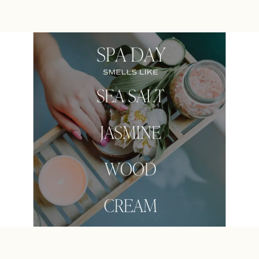 Spa Day:  11 oz. Soy Candle