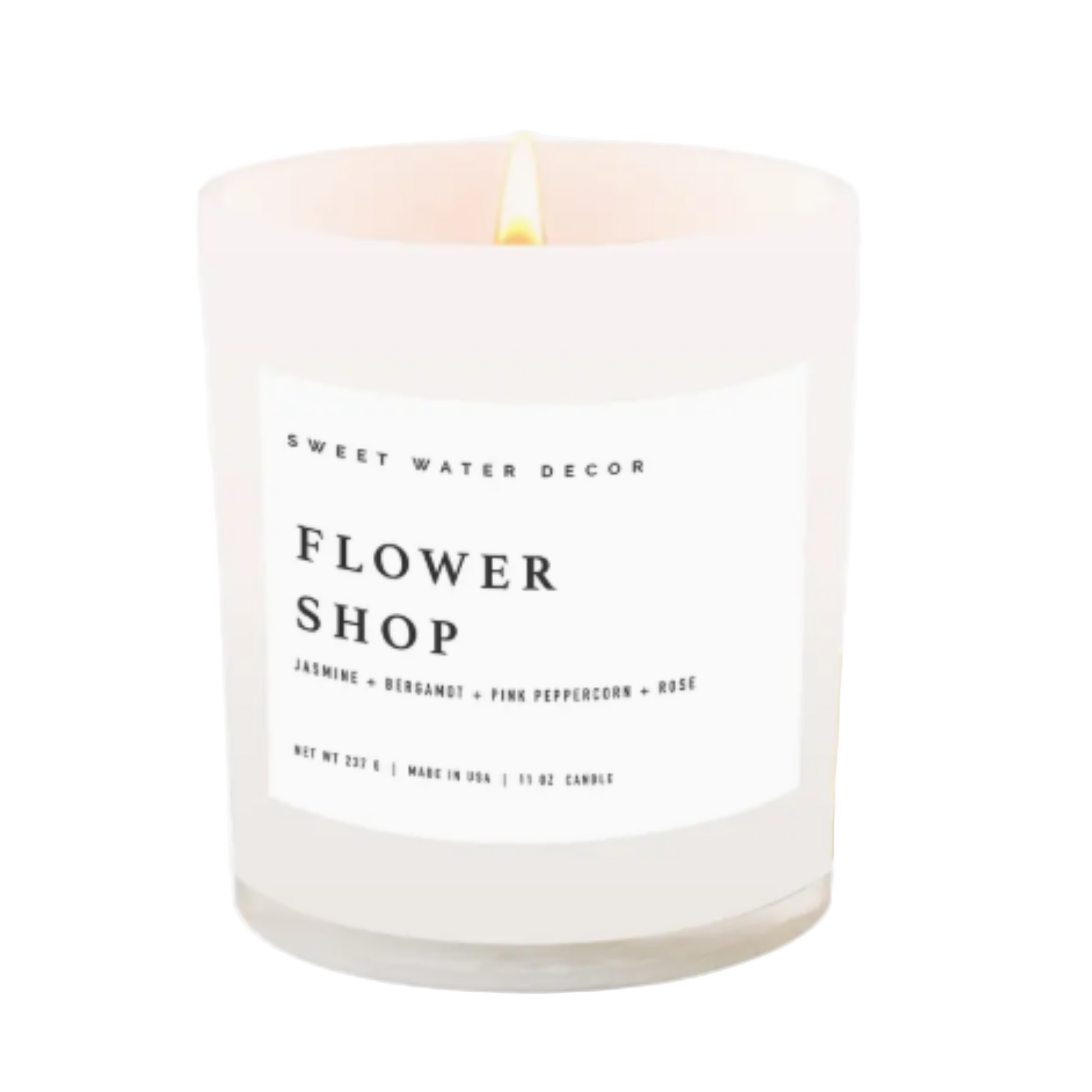 Flower Shop:  11 oz Soy Candle