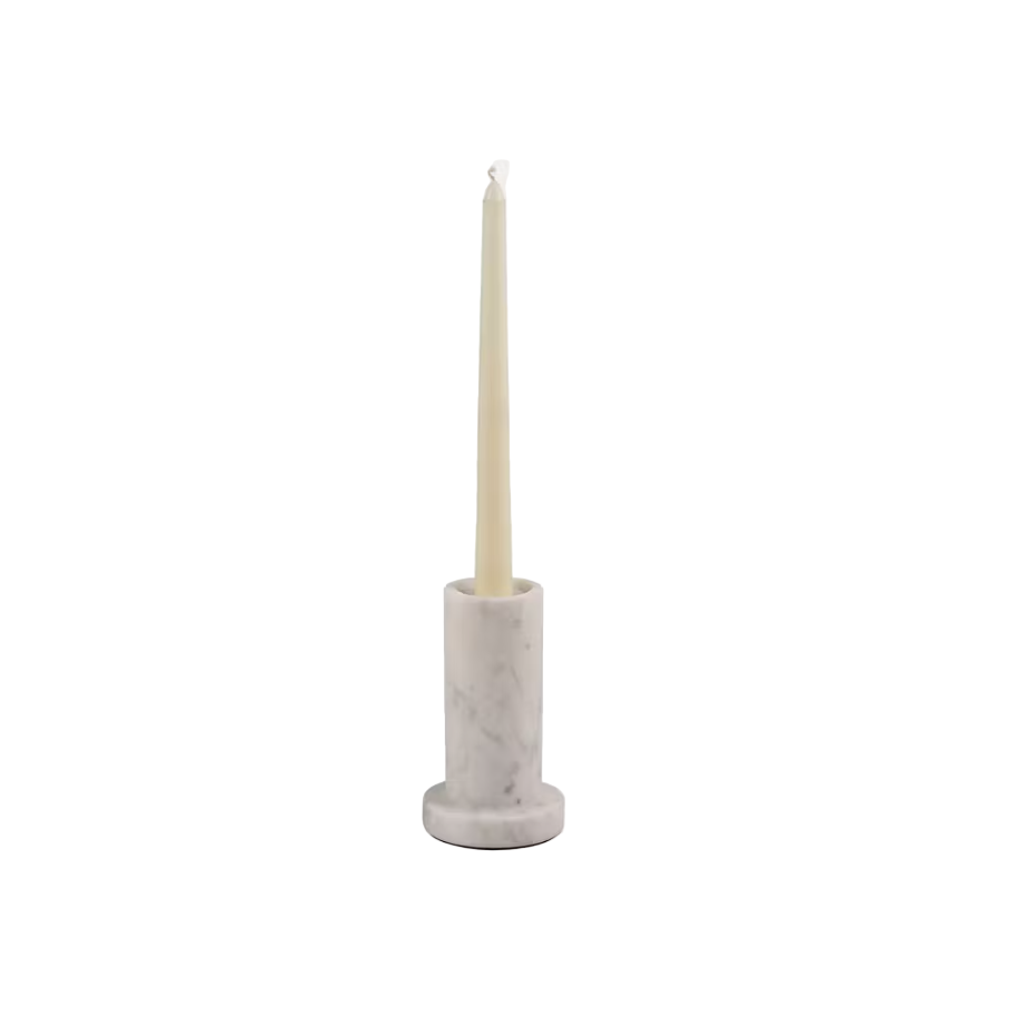 5" Marble Taper Candle Holder