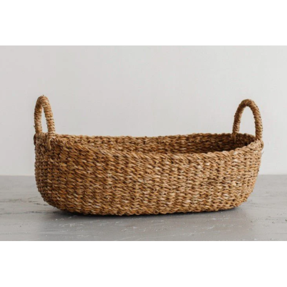 Handwoven Tray Basket