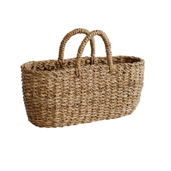 Small Handwoven Gathering Basket