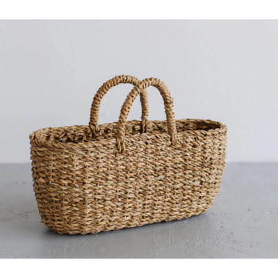 Small Handwoven Gathering Basket