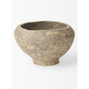 Gray Paper Mache Bowl