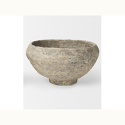 Gray Paper Mache Bowl