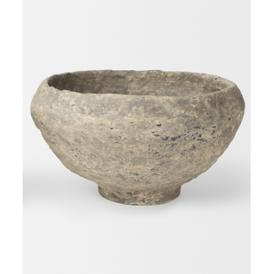 Gray Paper Mache Bowl