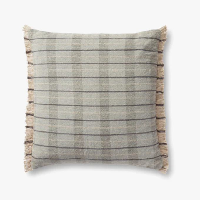 22x22 Sage / Natural Down Pillow