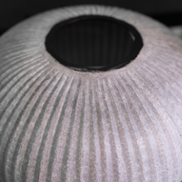 Smoke Brown Glass Vase