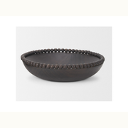 Dark Brown Wood Bowl