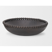 Dark Brown Wood Bowl