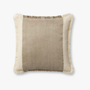 18x18 Ivory / Earth Down Pillow