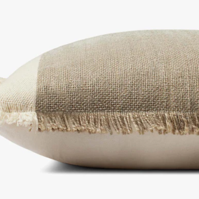 18x18 Ivory / Earth Down Pillow