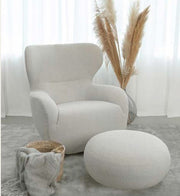 Shell Swivel Chair & Ottoman