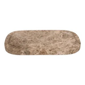 1" Brown Natural Stone Tray