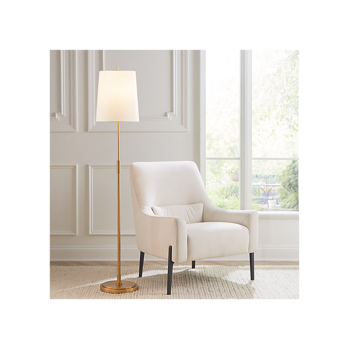 Burnished Brass Classic Floor Lamp