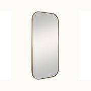 21" x 41" Brass Mirror