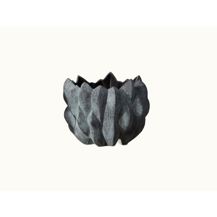 Bronze Ceramic Bubble Vase Small