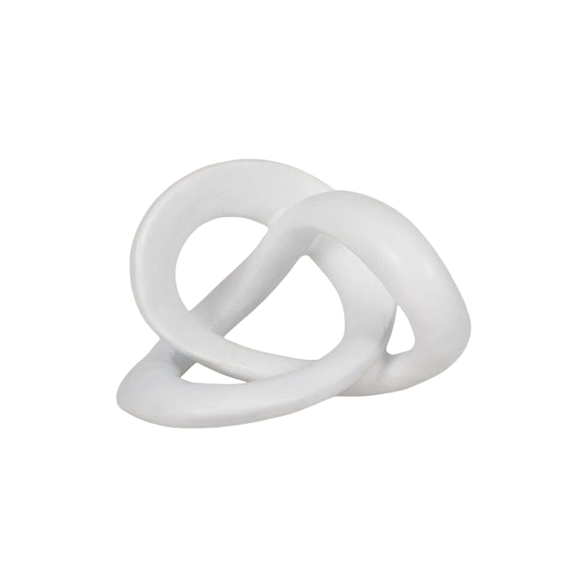 White Sculpted Knot