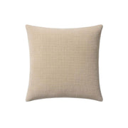 22" Ivory Velvet Down Pillow