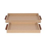 Ivory Beaded Handle Tray