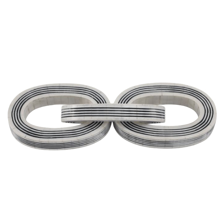 3 Link Stripped Resin Chain