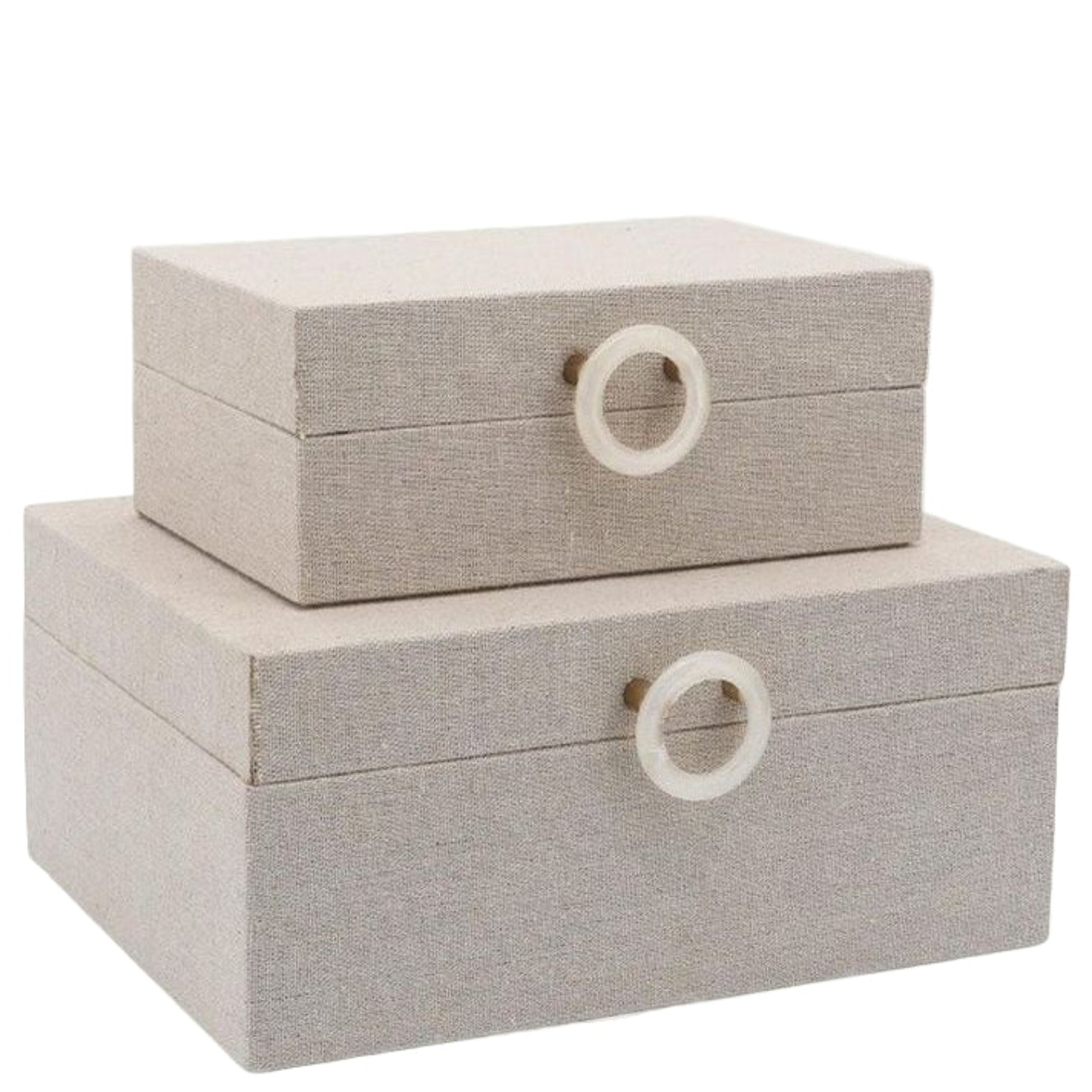 Wooden Box With Ring Detail