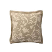 18" Natural Floral Down Pillow