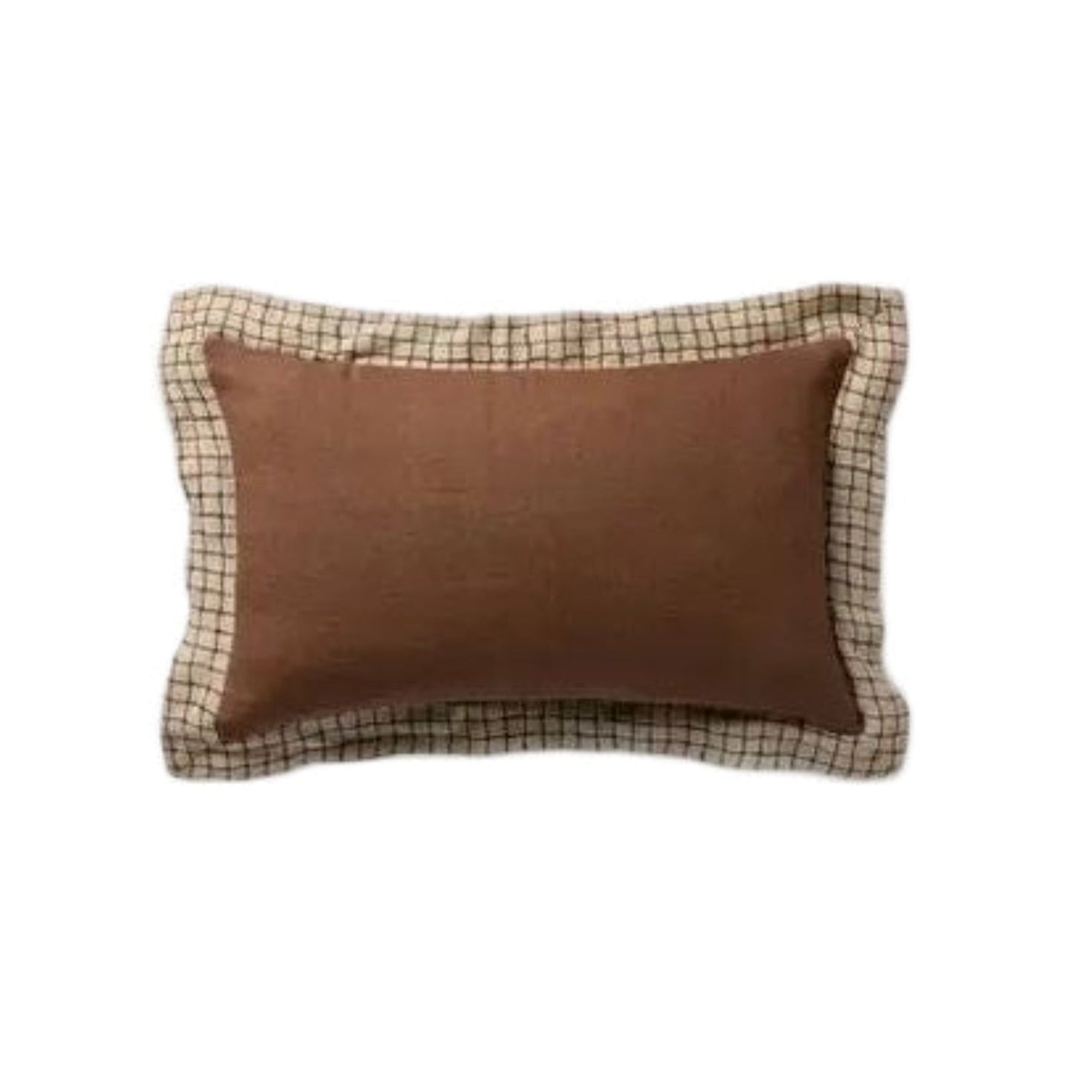 13 X 21 Brown w/Decorative Edge Down Pillow