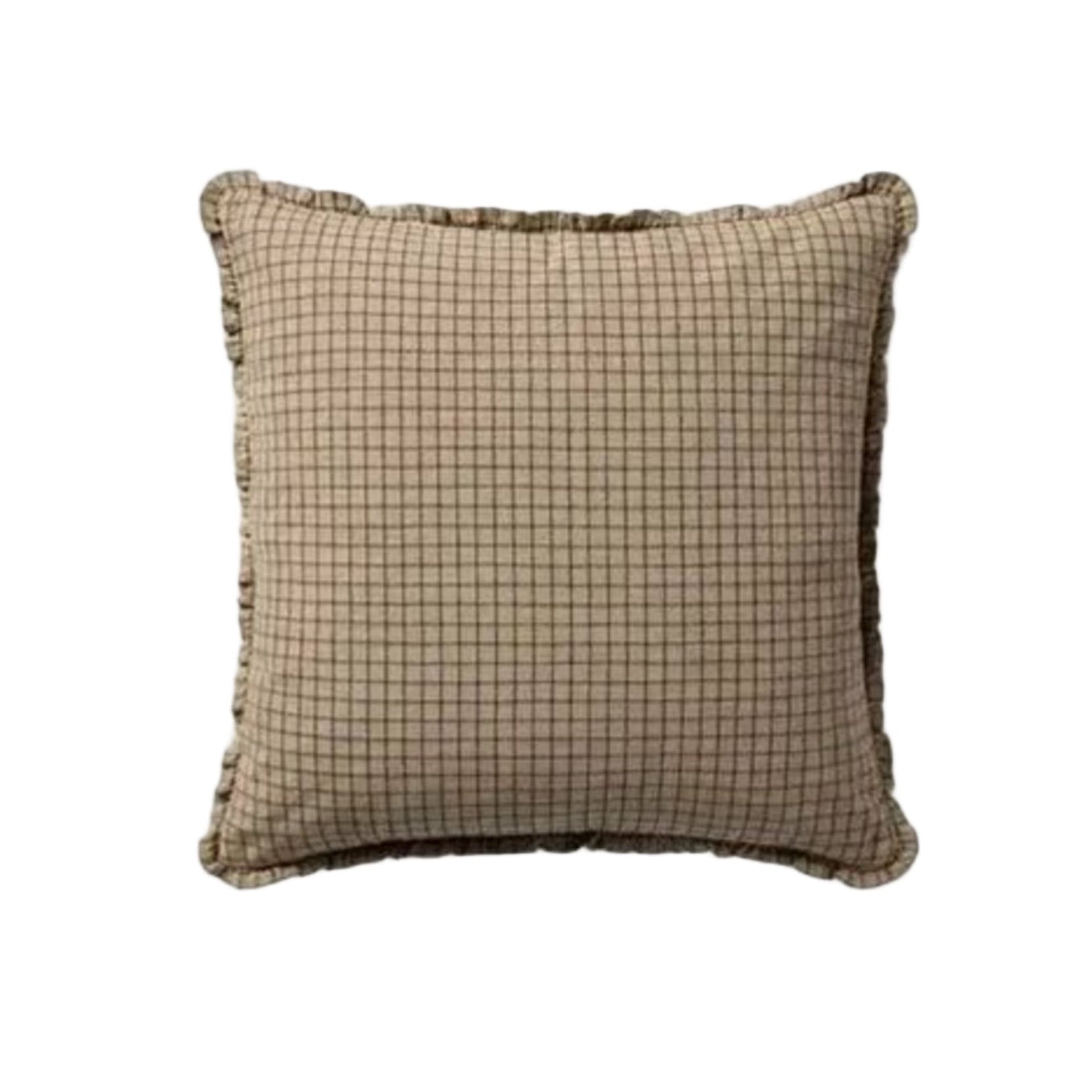 22" Mushroom Ruffle Down Pillow