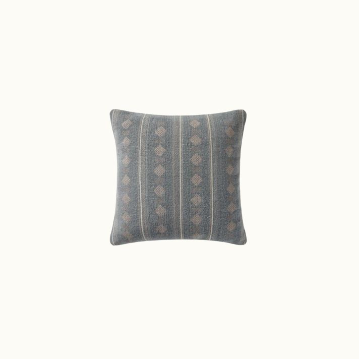 Denim Patterned Pillow