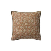 22x22 Rust Patterned Pillow