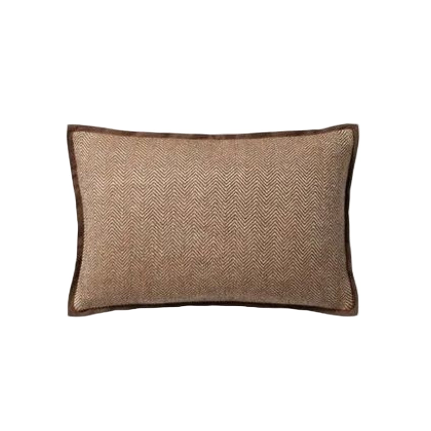 13x21 Brown Chevron Pillow