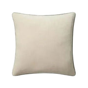 22" Ivory Velvet Down Pillow
