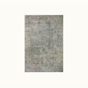7'6 x 9'6 Emerald and Ivory Rug