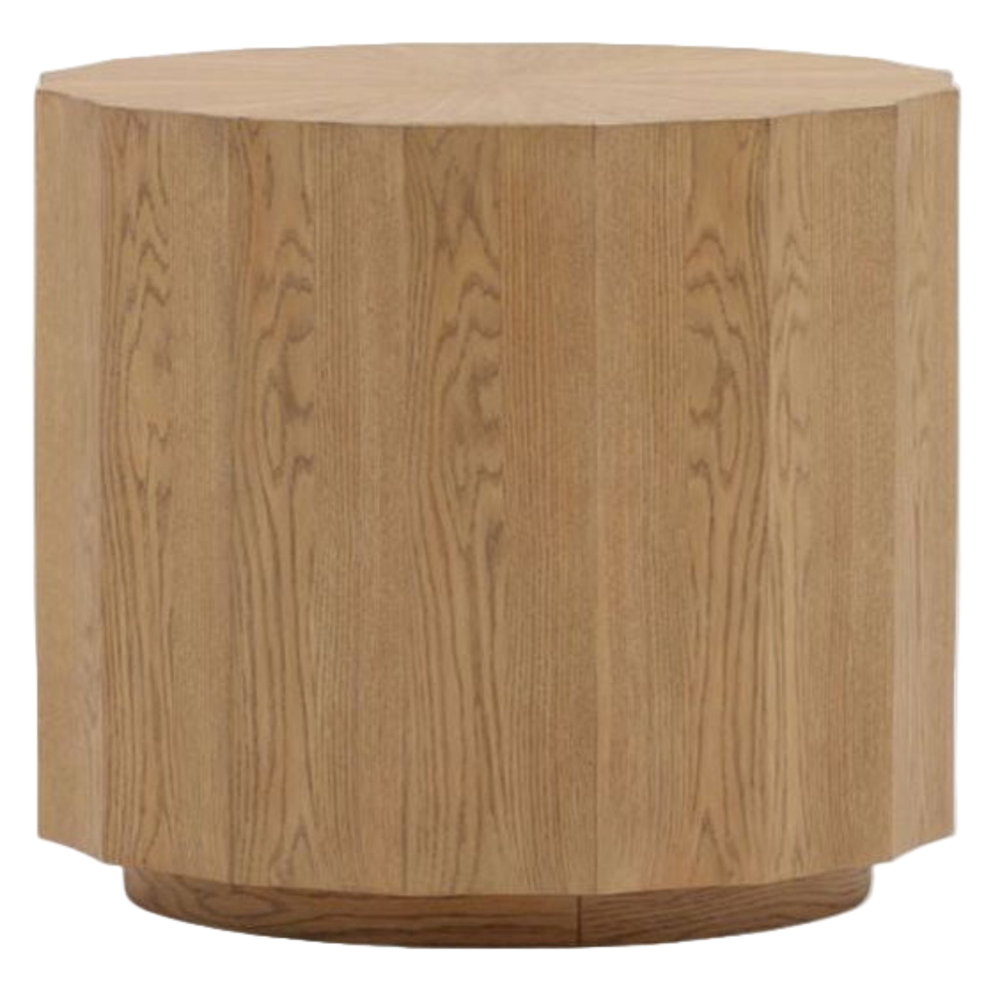 22" Natural Finish End Table
