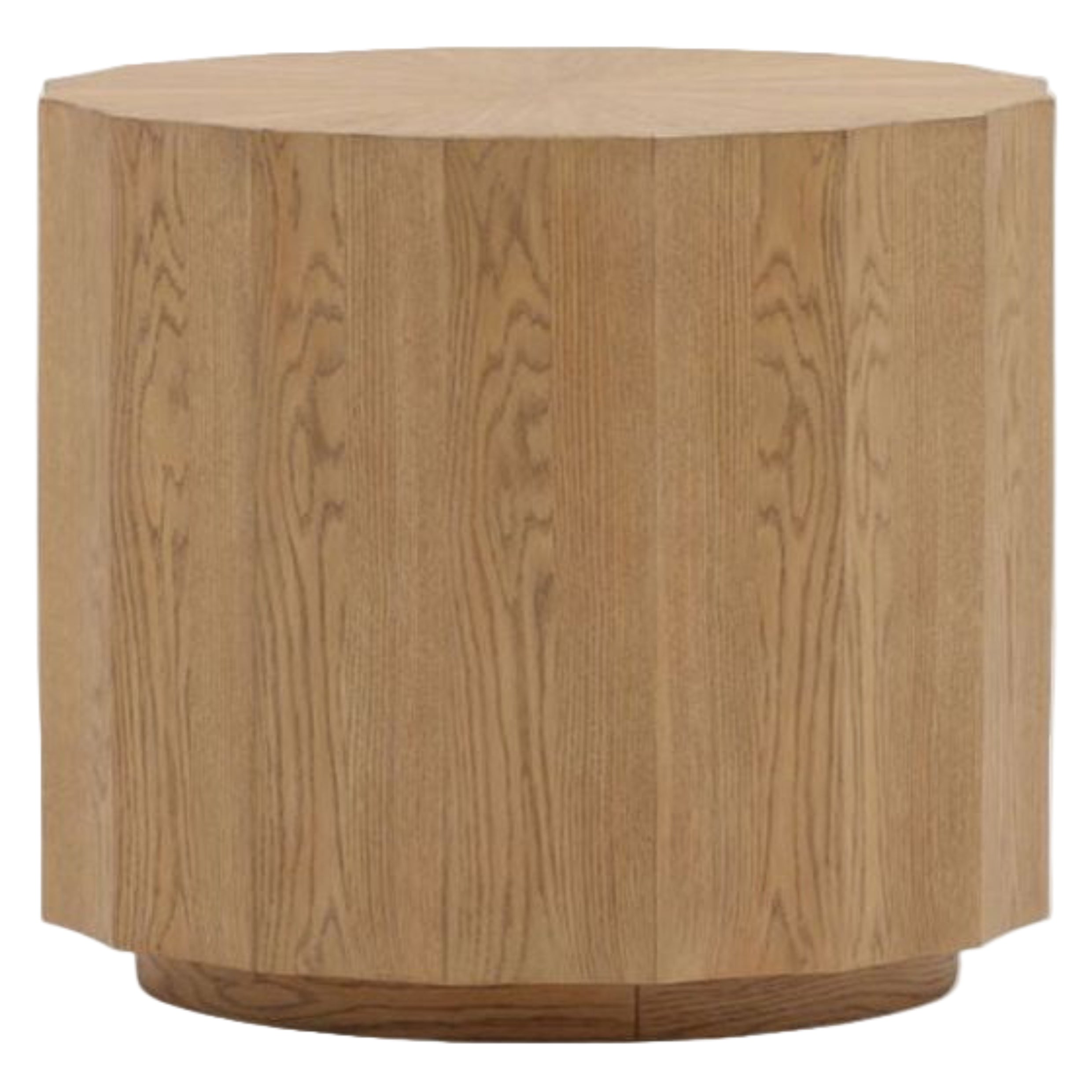 22" Natural Finish End Table